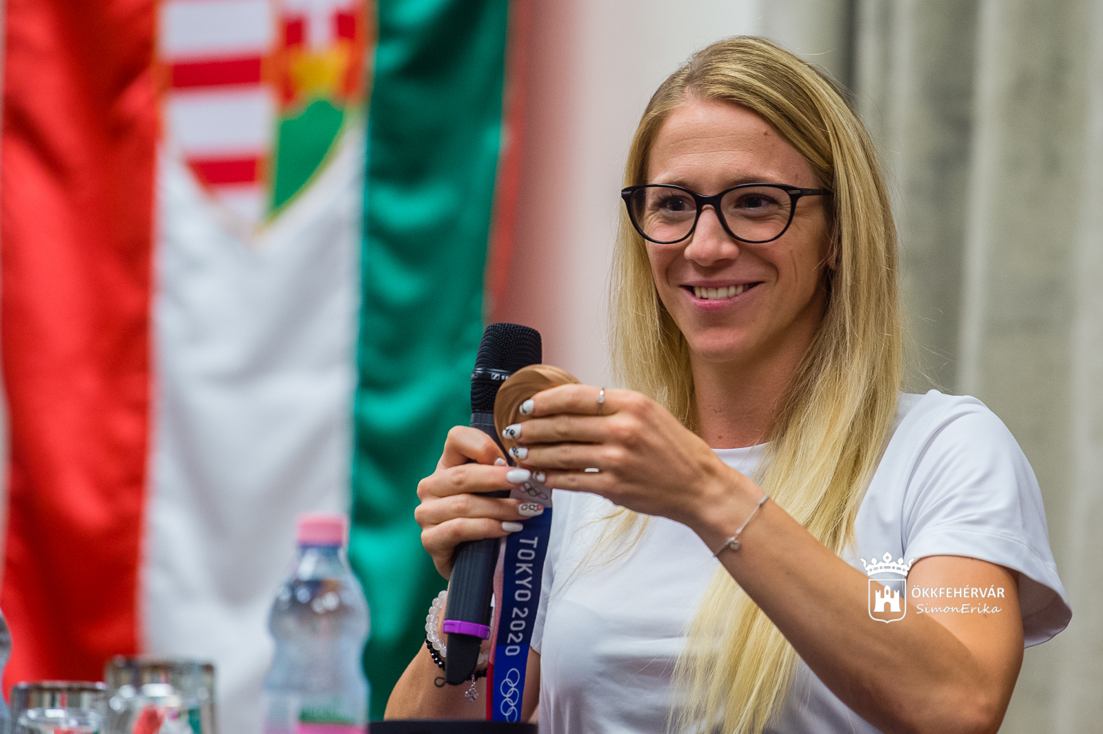 Szép volt, Saci! – az olimpiai bronzérmes  Kovács Saroltát köszöntötték a Városházán